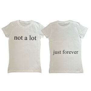 Adrienne Lenker “Not a Lot, Just Forever” Lyric Graphic T-Shirt